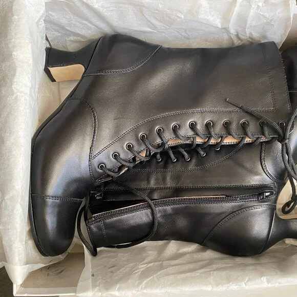 Laduca Boots Size 7 Black - Picture 3 of 4